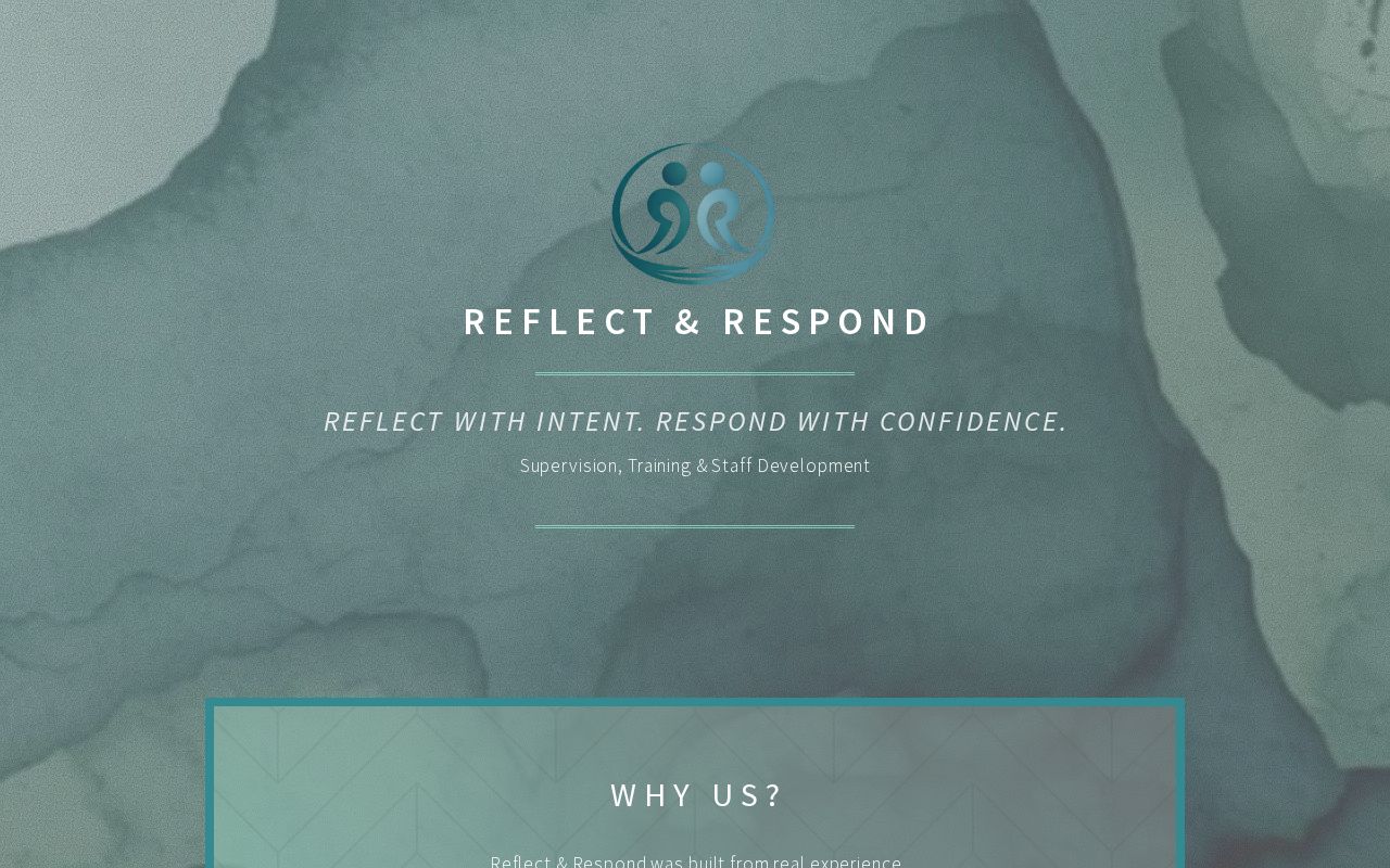 Reflect & Respond | Supervision, Training & Staff Development